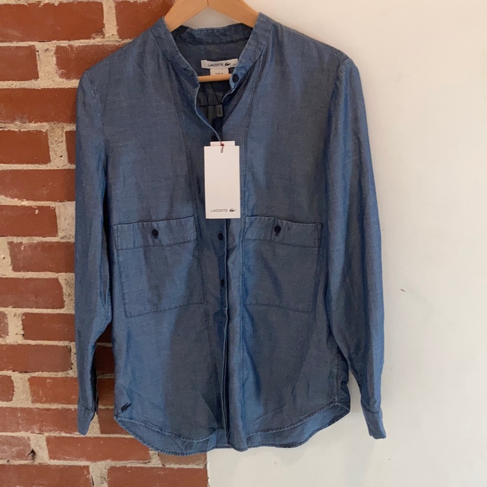 Lacoste chambray/denim shirt